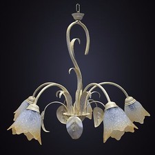 Leuchter decke weiß shabby - weiß,