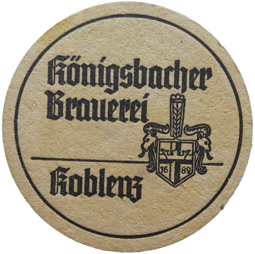 Alter bierdeckel königsbacher - bierdeckel,