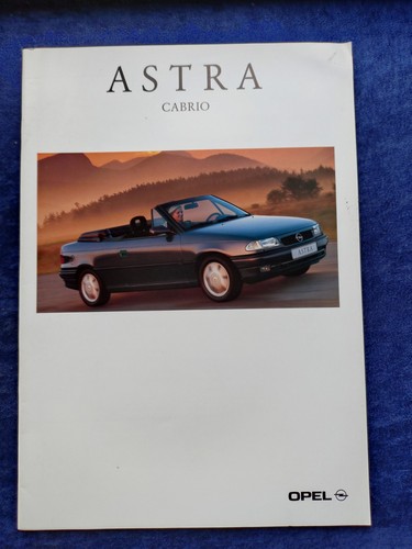 Opel astra cabrio prospekt - astra,
