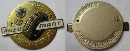 Ddr plakette pneumant rund - plakette, um