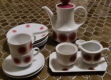 Kaffeeservice Mitterteich Bavaria L/068 70er Jahre Retro Vintage