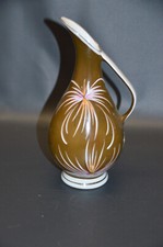 Porzellan Vase Henkelvase Spechtsbrunn - Handgemalt - 21 cm hoch