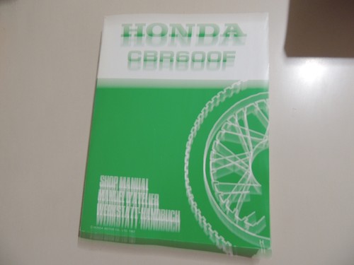 Werkstatthandbuch honda cbr - werkstatthandbuch,