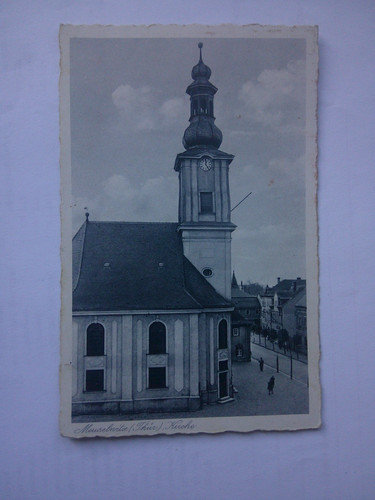 Meuselwitz haupt straße - ak,