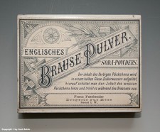 Packung ENGLISCHES BRAUSE PULVER um 1900