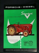 Porsche - Diesel Standard V Traktor Schlepper Prospekt 1959 DIN A4 top Zustand 