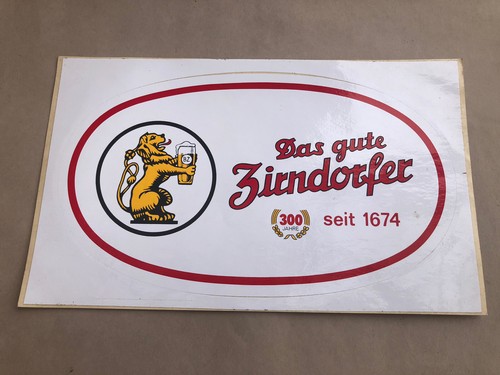 Reklame aufkleber zirndorfer - aufkleber,