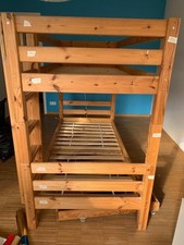 Multifunktionales Kinderbett Massivholz Fichte 3 Aufbauarten max 3 Kinder