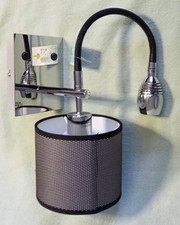 GLOBO Wand Lampe mit  5W LED Leseleuchte mit zwei Schaltern