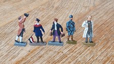 5 alte kleine H0 Zinnfiguren