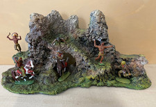 kunststofffiguren indianer mit Felsenlandschaft