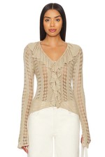 WeWoreWhat WE WORE WHAT RÜSCHENBLUSE SHIRT NEU GR L AUCH M 139,- SAFARI BOHO WOW