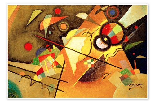 Poster gelbe spitze wassily - poster,