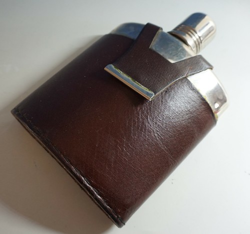 Vintage flachmann brustflasche - flachmann,