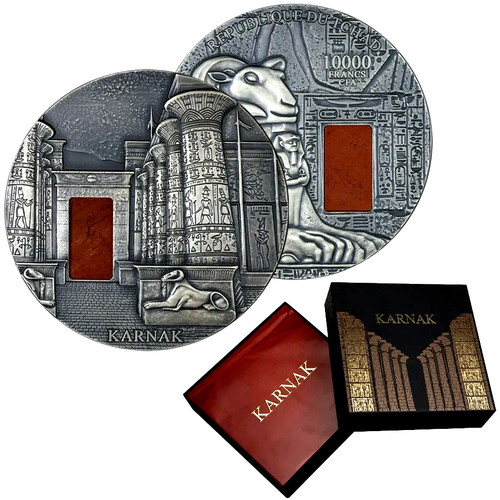 Silbermünze karnak 1 - "karnak", kg