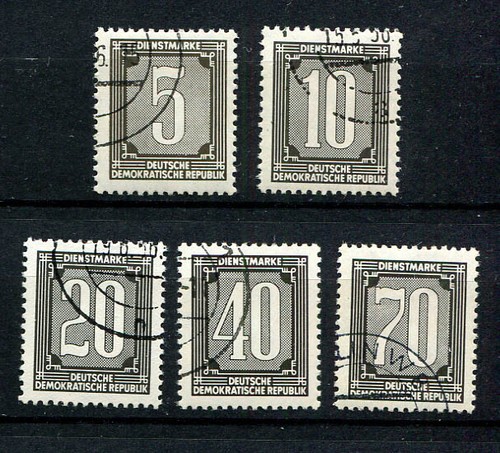 Germany ddr dienstmarken b - ddr,