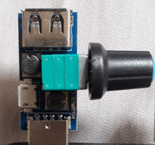 3x DC 4V-12V USB Lüfter Stufenloser Regler USB Lüfter Drehzahlregler