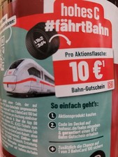 Deutsche Bahn DB 10€ Gutschein Coupon Gültig bis 15.12.2025