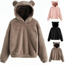 Damen Sweatshirt Teddyfell