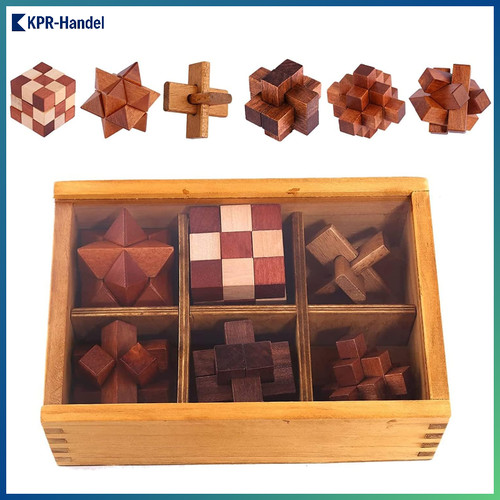 Stück holz knobelspiele 3d - holz,