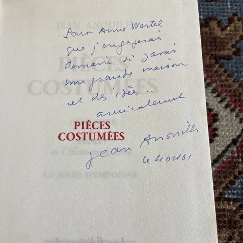 Jean anouilh kostümierte - jean,