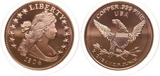 Medaille - 1 Oz Kupfer /