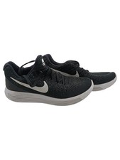 Nike Lunarlon Herren Sportschuhe Laufschuhe Textil Schnürung Schwarz 40
