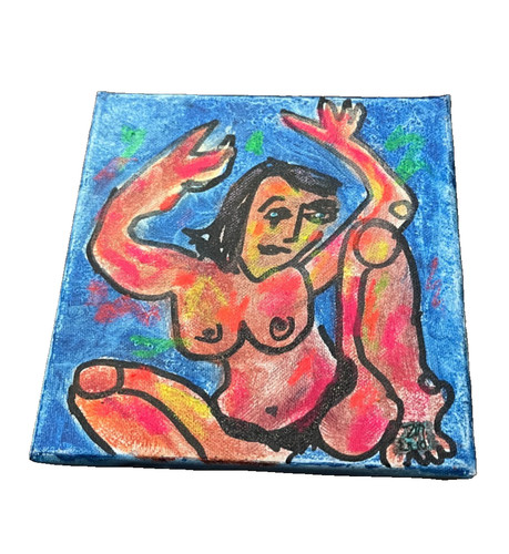 Frau akt original signiert - signiert, zm