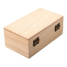 Groß Holz Box Mit Klappdeckel