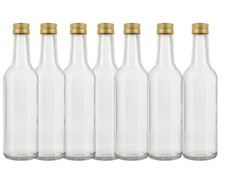 Glasflaschen 100 ml - Kleine Flaschen 0,1l zum Befüllen / Wodkaflaschen