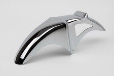Universal Race Kotflügel Schutzblech vorne in Chrom für Motorrad, Mofa & Moped