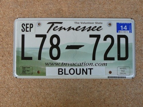 Kennzeichen tennessee - us-kennzeichen,