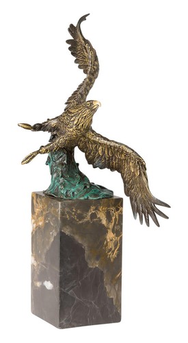 Bronzeskulptur skulptur adler - bronzeskulptur,