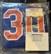 NY Knicks Bernard King signed