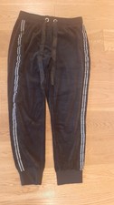 Loungehose Nickistoff Schwarz