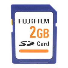 Fuji Fujifilm 2GB SD Karte Speicherkarte memory card