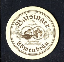 Bierdeckel Baisinger Löwenbräu