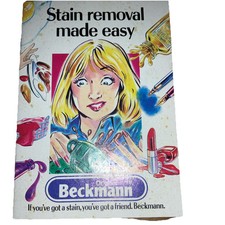 Dr. Beckmann Fleckensalz Stain Removal Made Easy Broschüre Nutzungsbedingungen