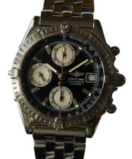 Breitling Chronomat GT Schwarz Pilotarmband A13352 Herrenuhr FULLSET Revision