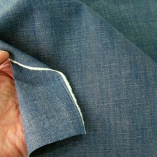 Blau meliert robuster Kleidungsstoff Baumwollstoff Denim Jeansstoff Hose Jacke