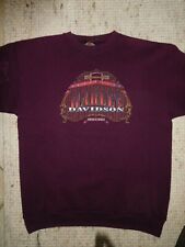 HarleyDavidson-sweater mit Logo vorne, Landkarte rückseitig, L, Rundhals, selten