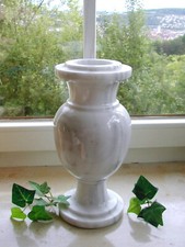 Carrara Marmor Vase weiß