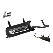 AUSPUFF RETRO ROLLER 50CCM MOTORROLLER CHINA RETRO ROLLER ZN50QT-E5 - ZN50Q-T 