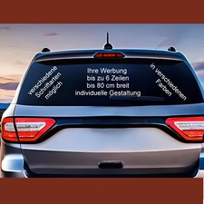 Autoaufkleber Werbung Bis zu