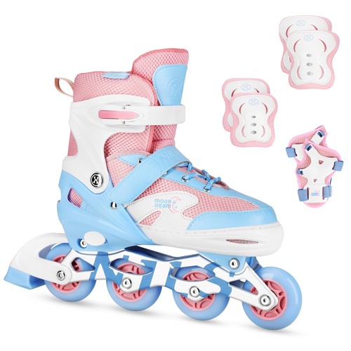 Set kinder mädchen inliner - set,