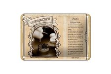 Blechschild berufe uhrmacher - berufe,