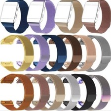Uhrenarmband Für Fitbit Ionic Silber  Magnet Armband Metall Magnetisch 