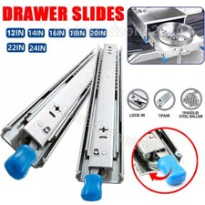 1 Paar Schwerlastauszug bis 225kg mit Verriegelung Einrastfunktion Vollauszug,