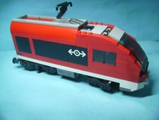 Lego Eisenbahn  7938 Lok Passagierzug Front mit RC Motor ohne Fernbedienung