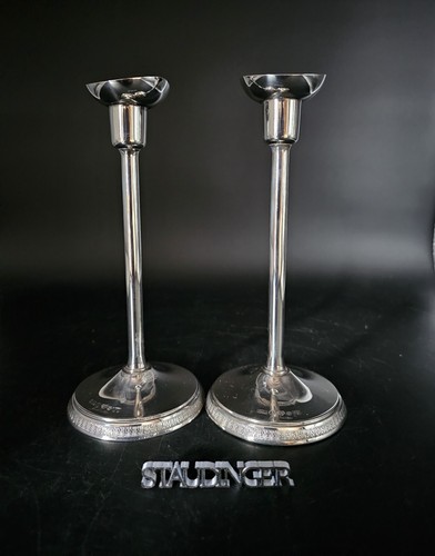 Alte silber kerzenleuchter - 2,
